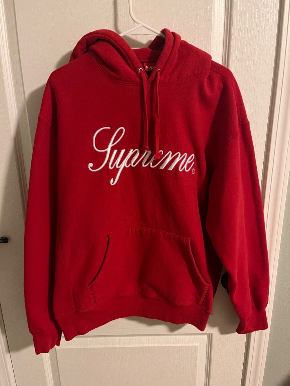 Supreme Red Hoodie Men’s Large